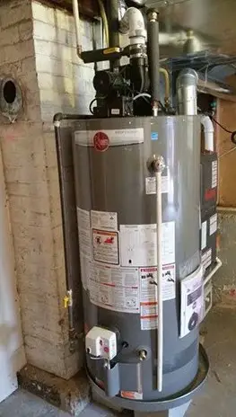 Gas hot water tank replacement