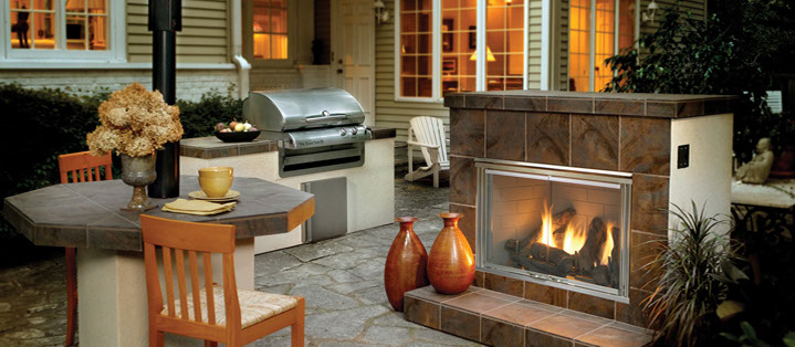 patio fireplace
