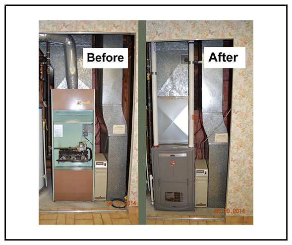 Rheem furnace installation new westminter